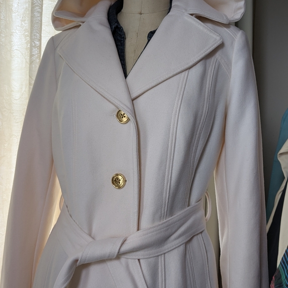Michael Kors Peacoat Wool in Winter Ivory - Picture 2 of 8